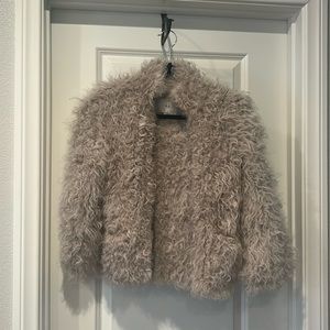 IRO Lamb Fur Sweater